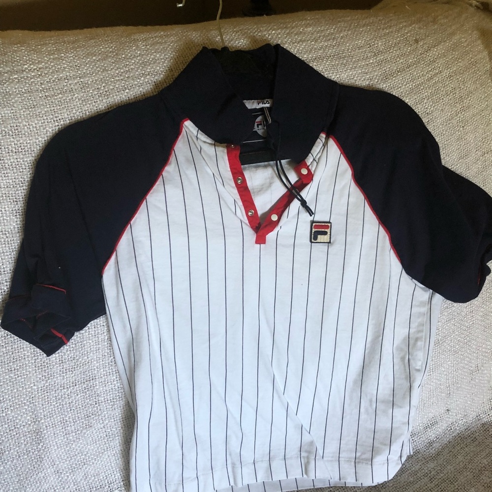 Baseball crop top